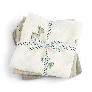 Burp cloth 3-pack – Lalee – Sand